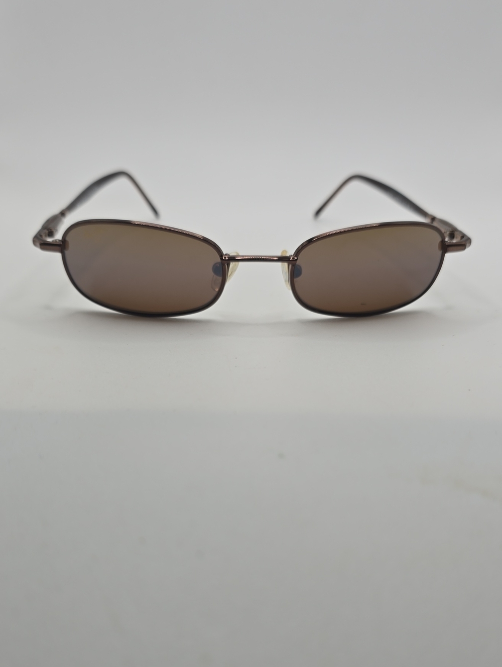 Maui Jim Vintage Men's Slim Oval Sunglasses in Brown Polarized
